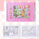 Livro de Colorir Caderno Espiral com Desenhos