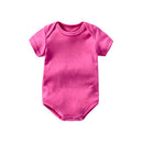 Body de Bebé Premium em Algodão – Rosa-choque