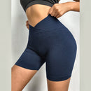 Shorts Femininos Canelados Cintura em V
