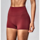 Shorts Femininos de Cintura Alta para Yoga