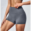 Shorts Femininos de Cintura Alta para Yoga