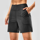 Shorts Femininos de Treino com Bolsos