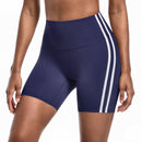 Shorts Femininos de Treino com Riscas Laterais