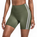 Shorts Femininos de Treino com Riscas Laterais