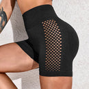 Shorts Femininos sem Costuras com Rede