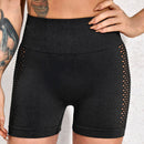 Shorts Femininos sem Costuras com Rede