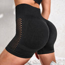 Shorts Femininos sem Costuras com Rede