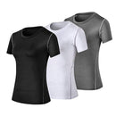 Camisola Feminina de Yoga Gola Redonda 100% Poliéster