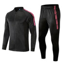 Fato de Treino de Futebol com Fecho – Preto e Rosa