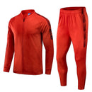 Fato de Treino de Futebol com Fecho – Vermelho