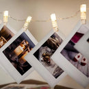 Varal Cordão de LED Decorativo para Fotos